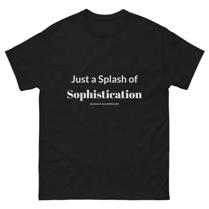 Unique Bourbon T-Shirt: 'Just a Splash of Sophistication' - Perfect for Whiskey Lovers - Image 4