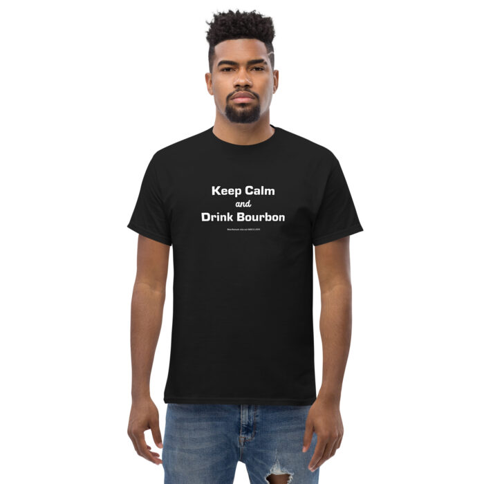 Keep Calm and Drink Bourbon Shirt - Classic Whiskey Lover's Tee - Image 2