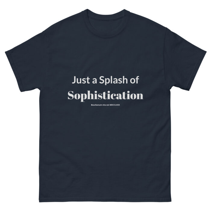 Unique Bourbon T-Shirt: 'Just a Splash of Sophistication' - Perfect for Whiskey Lovers