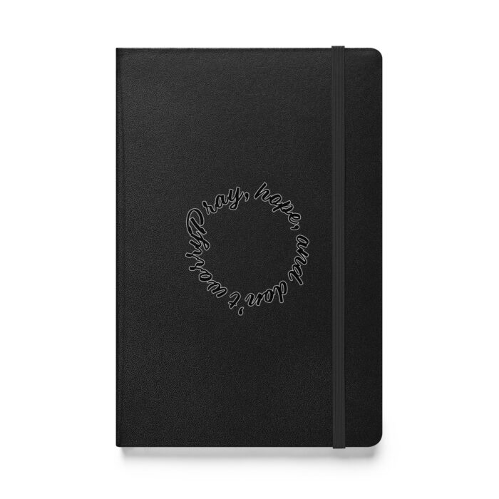 Pray, Hope, and Don't Worry" Hardcover Notebook - Elegant Inspirational Journal