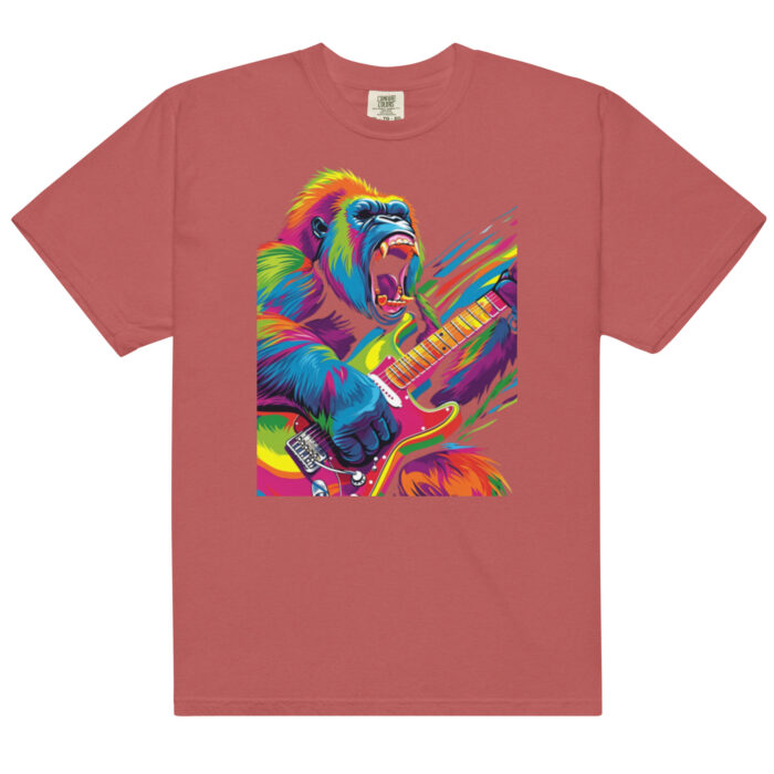 Rock 'n' Roar: The Vibrant Virtuoso Gorilla Tee - Image 4