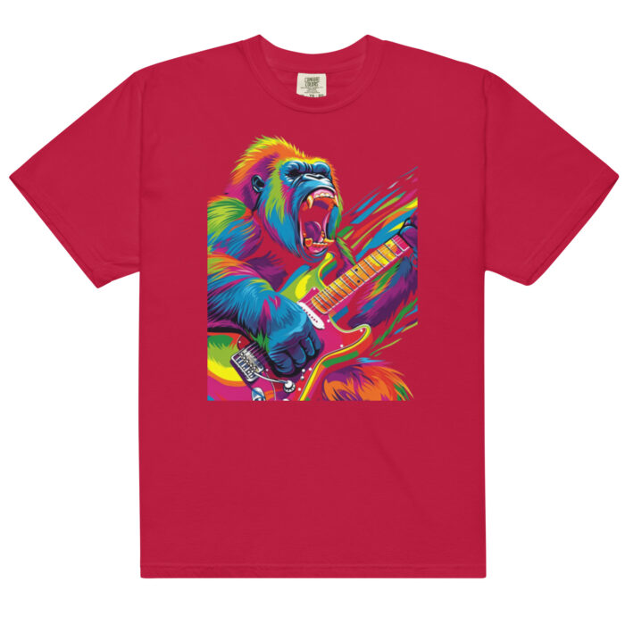 Rock 'n' Roar: The Vibrant Virtuoso Gorilla Tee - Image 2