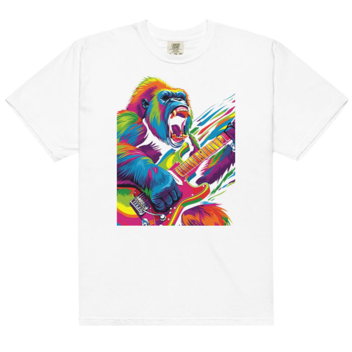 Rock 'n' Roar: The Vibrant Virtuoso Gorilla Tee - Image 5