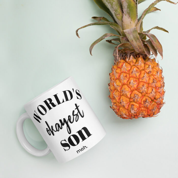 World's Okayest Son Mug - Image 4