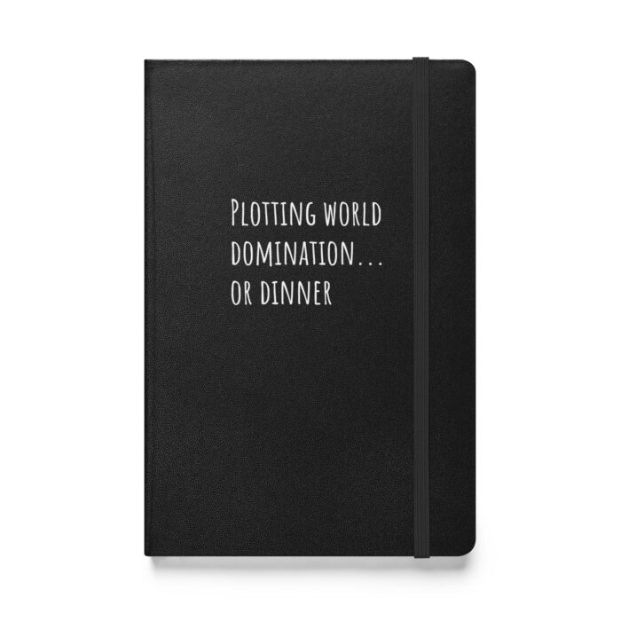 “Plotting World Domination… or Dinner” – A Notebook for Evil Geniuses and Hungry Humans